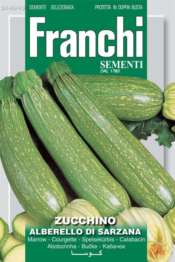 Franchi Seeds of Italy Courgette Alberello Di Sarzana Seeds