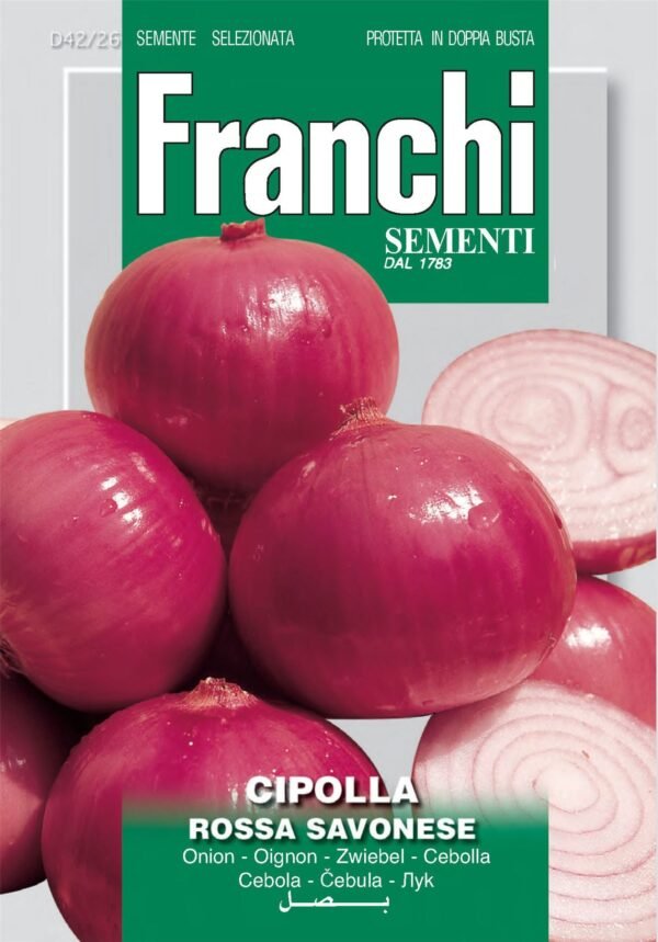 Franchi Seeds of Italy Onion Rossa Savonese Seeds