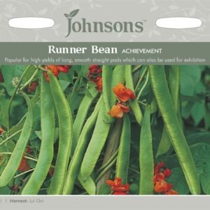 Johnsons Runner Bean Achievement 50 Seeds