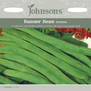 Johnsons Runner Bean Enorma 50 Seeds