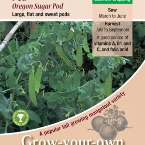 Kings Seeds Pea Oregon Sugar Pod 250 Seeds