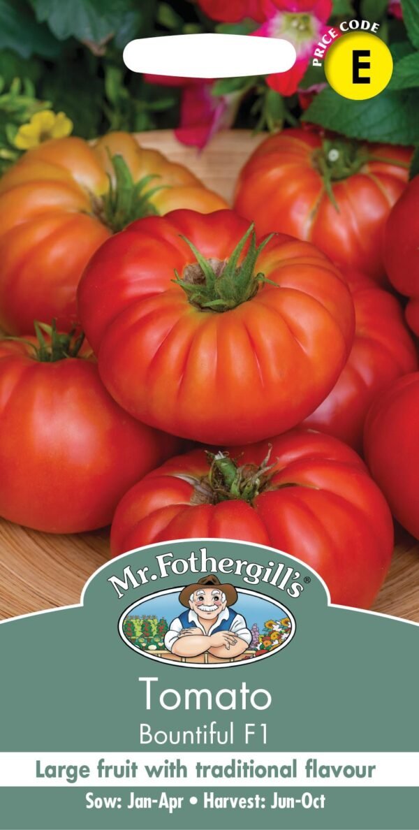 Mr Fothergills Tomato Bountiful F1 Hybrid - 10 Seeds